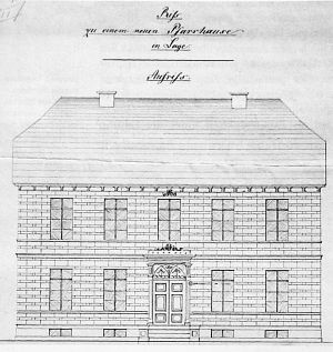 Lage, Pfarrhaus Merckel 18945.jpg