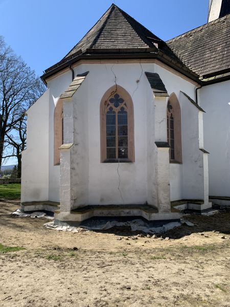 Datei:Heiden-Kirche Chorsanierung.JPG