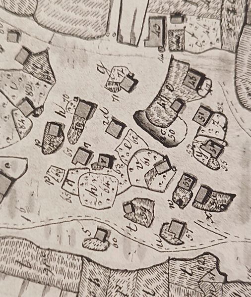 Datei:Wellentrup 1817, Ortskern, genordet.jpg