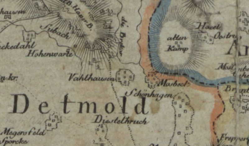 Datei:Vahlhausen um 1800.jpg