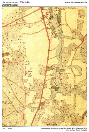 Oberschönhagen Uraufnahme von 1836-1850.jpeg