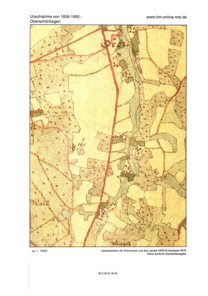 Datei:Oberschönhagen Uraufnahme von 1836-1850.jpeg