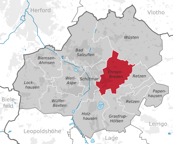 Datei:Ortsteile Bad Salzuflen - Ehrsen-Breden.png